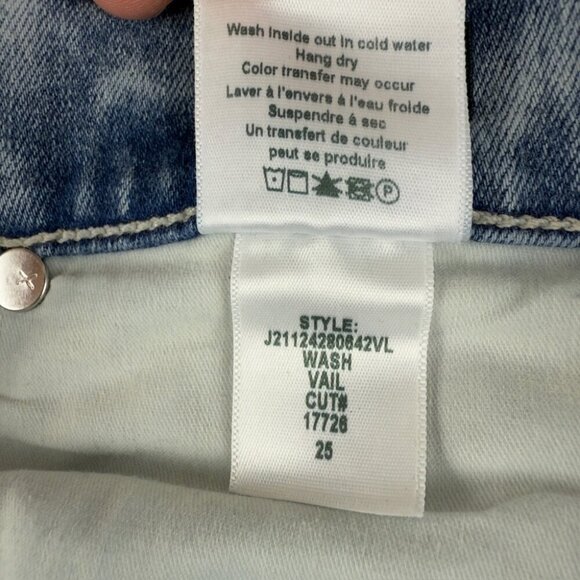 Veronica Beard Jeans Ryleigh Slim Straight High Rise Women’s Size 25 US - Picture 4 of 15